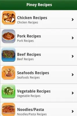 Pinoy Food Recipes android App screenshot 7